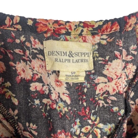RALPH LAUREN Denim & Supply Floral One Piece Jogger Jumper Size S/P - Picture 3 of 8